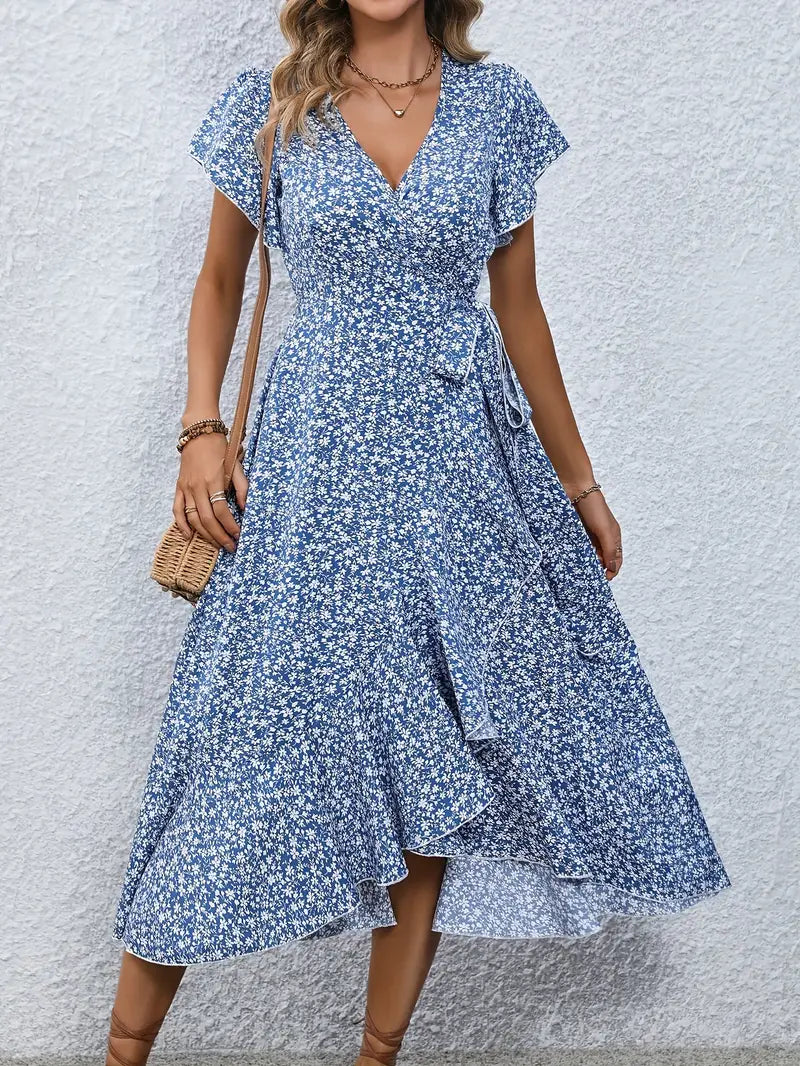 Summer Dress Women – Lightweight Floral Maxi Dress for Beach