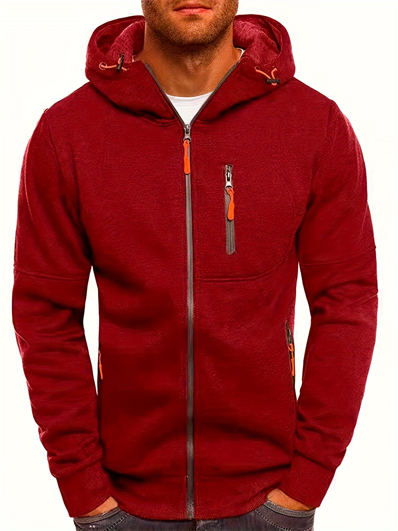 Fleece Hoodie for Men – Warm Hooded Sweatshirt for Casual Wear