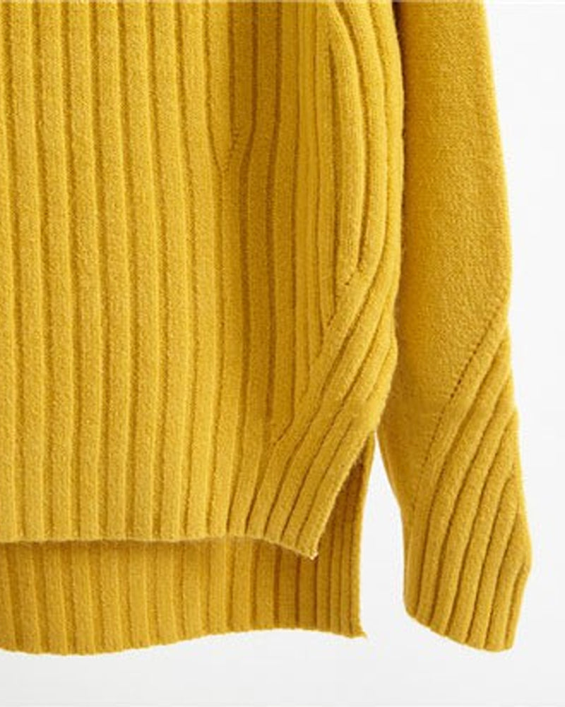 Fashion Turtleneck Sweater Women – Stylish Knit Pullover for Casual Wear