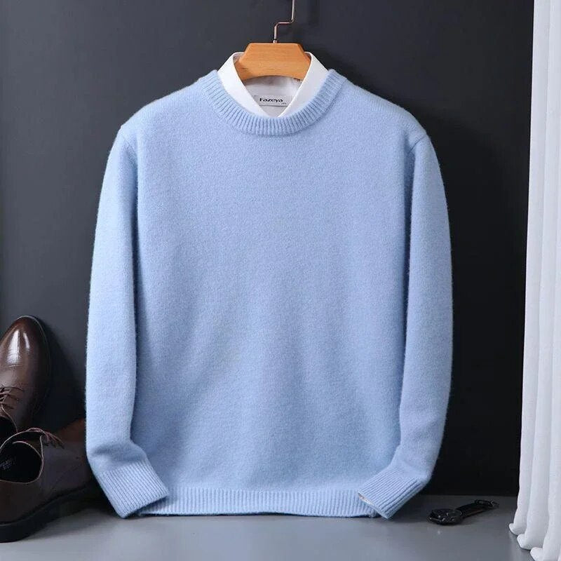 Men's Cashmere Sweater – Stylish Warm Knit Pullover for Winter