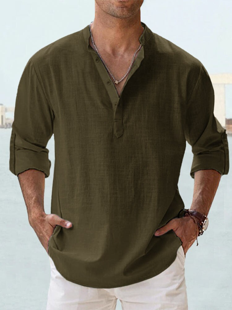 Linen Shirt for Men – Lightweight Casual Summer Top