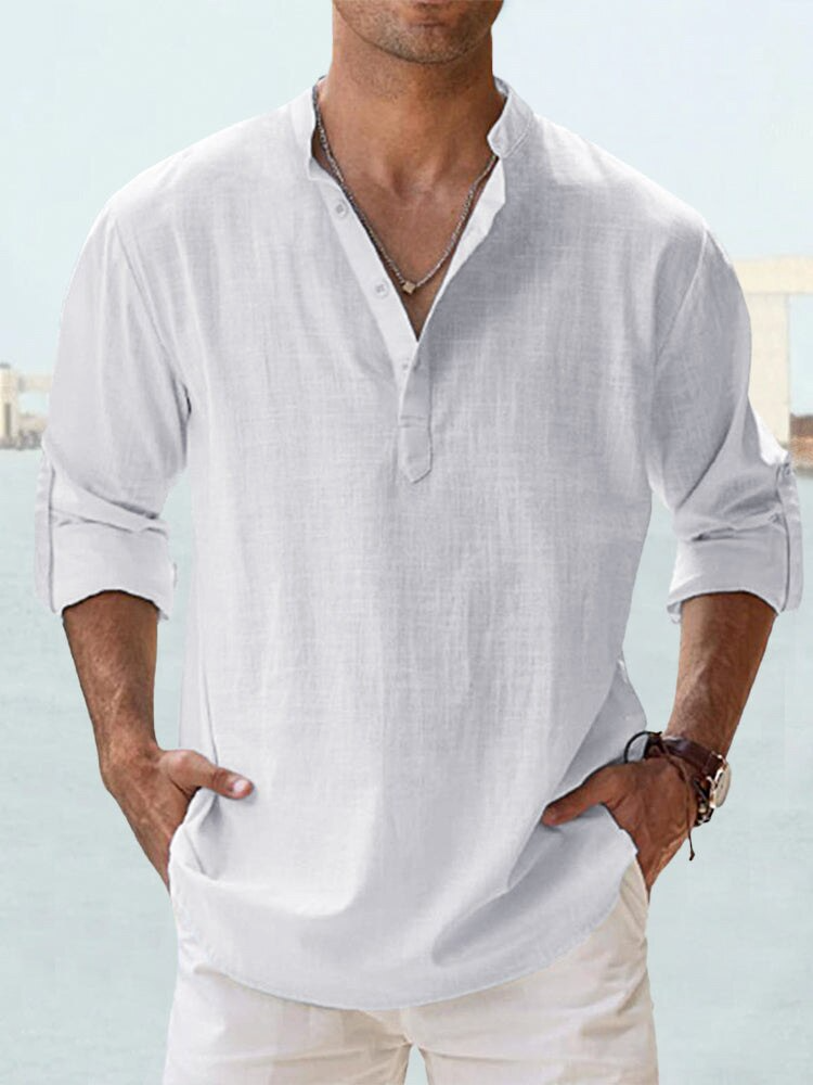 Linen Shirt for Men – Lightweight Casual Summer Top