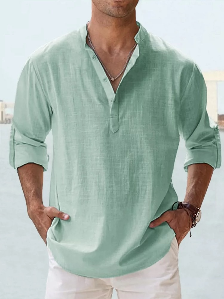 Linen Shirt for Men – Lightweight Casual Summer Top