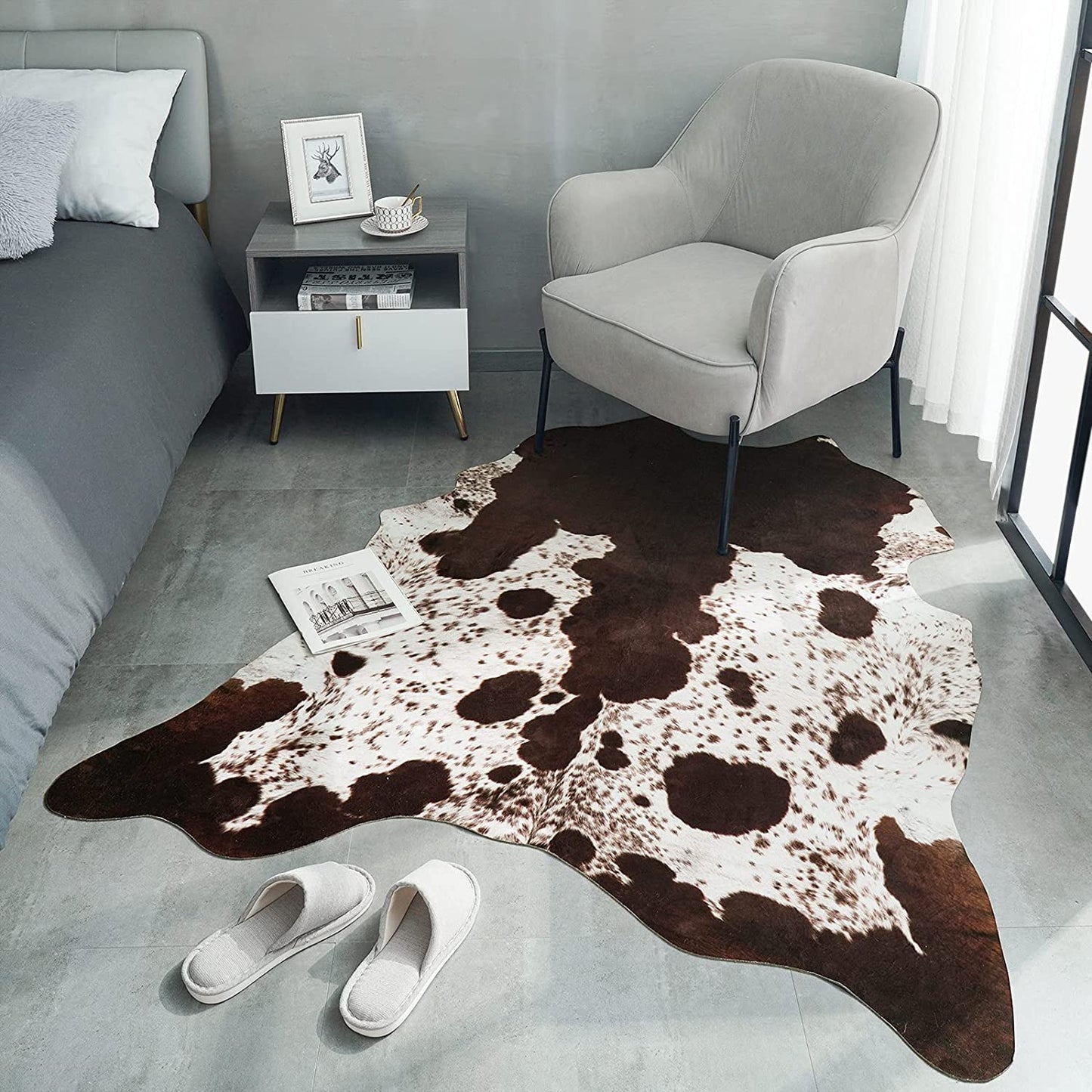 Faux Fur Area Rug – Luxurious Soft Plush Carpet for Cozy Home Decor