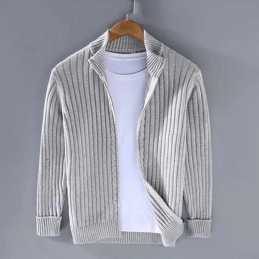 Casual Zip-Up Cardigan for Women – Lightweight Knit Sweater for Everyday Wear