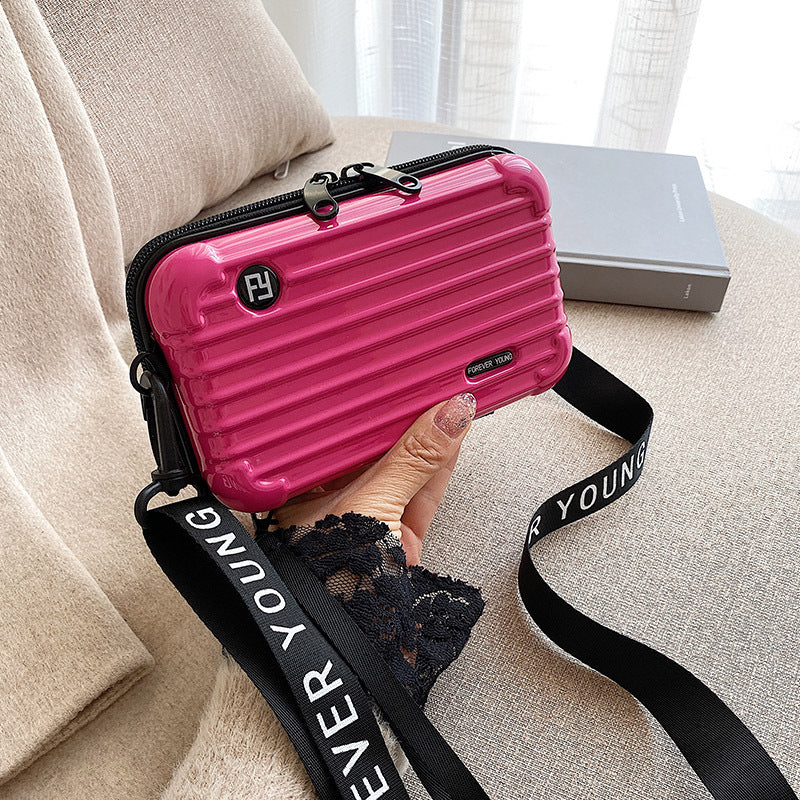 Mini Crossbody Bag – Stylish Suitcase Design for Travel