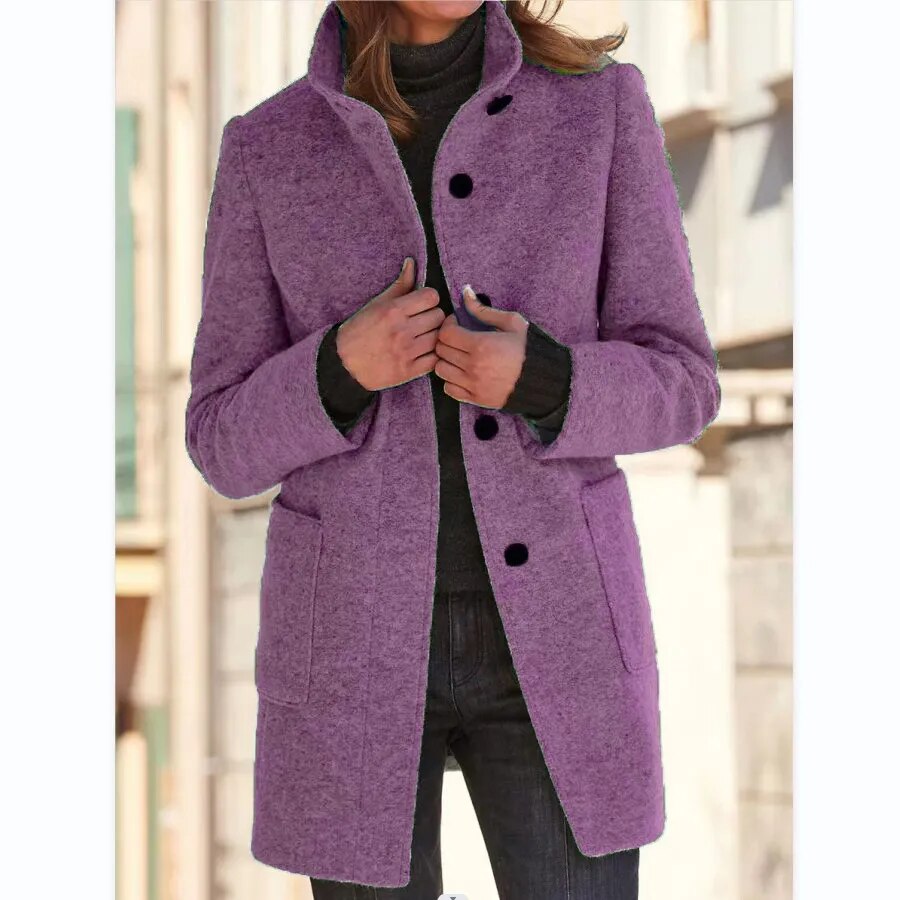 Women's Soft Coat – Stylish Warm Jacket for Winter Fashion