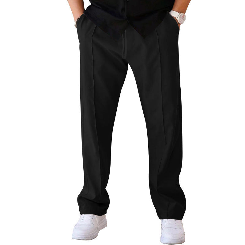 Casual Wide-Cut Leisure Pants – Comfortable Relaxed Fit Trousers for Everyday Wear