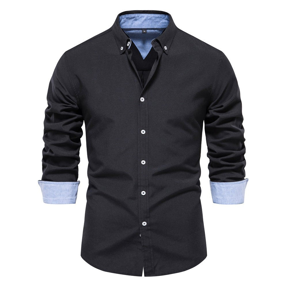 Classic Men's Shirt – Stylish Cotton Dress Shirt for Casual and Formal Wear