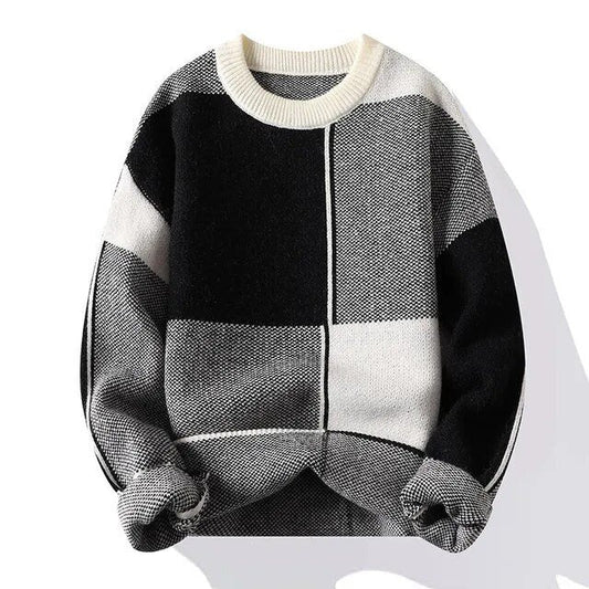 Knitted Sweater Women – Patterned Cozy Knitwear for Fall