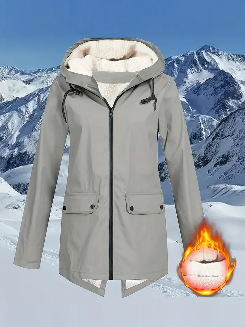 Windproof Women's Jacket – Lightweight Waterproof Outdoor Coat