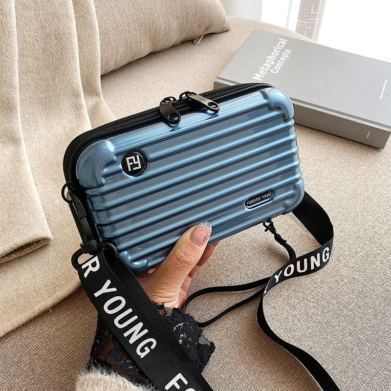 Mini Crossbody Bag – Stylish Suitcase Design for Travel