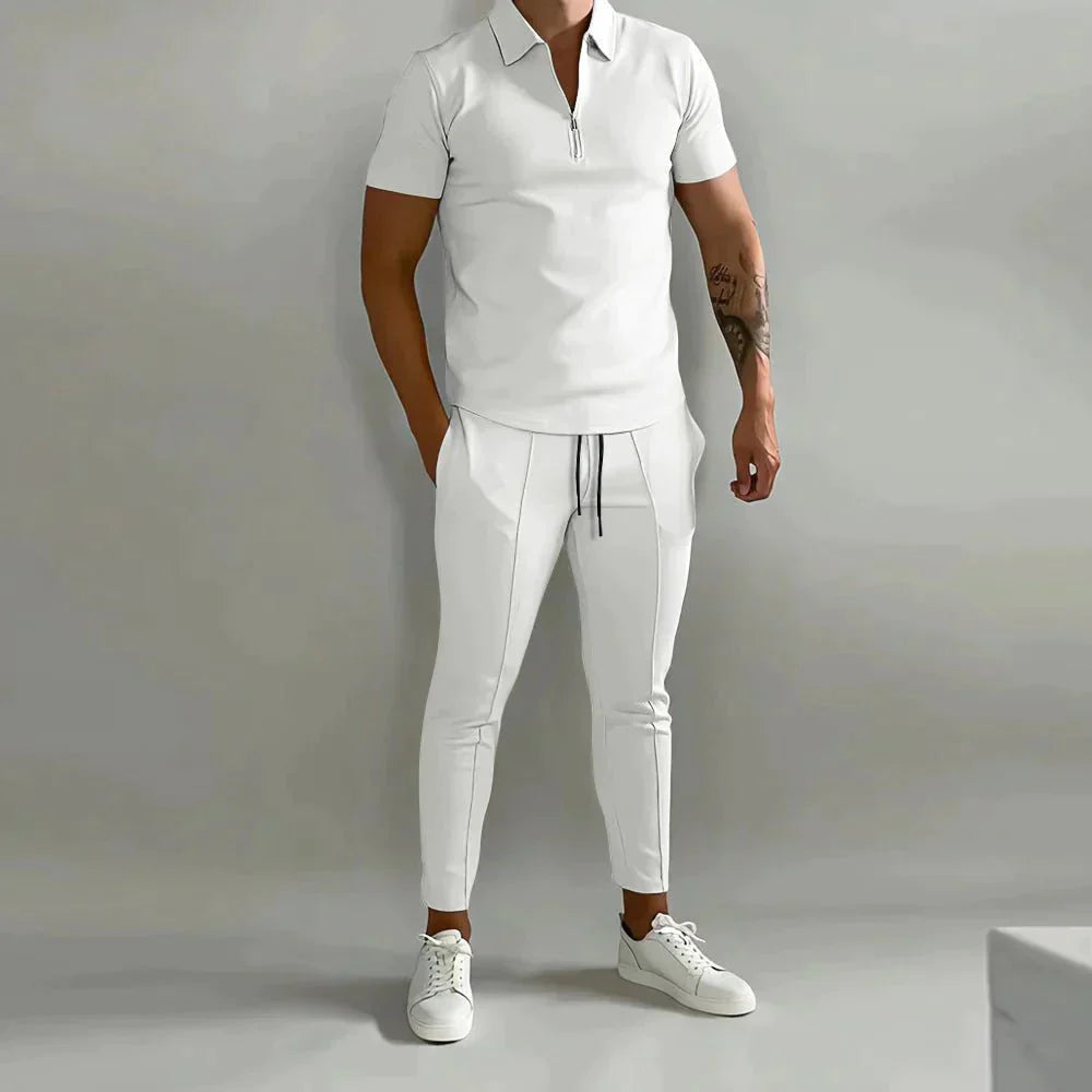 Men's Casual Shirt and Pants Set – Stylish Cotton Outfit for Everyday Wear