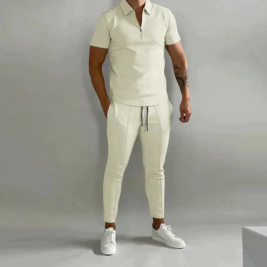 Men's Casual Shirt and Pants Set – Stylish Cotton Outfit for Everyday Wear