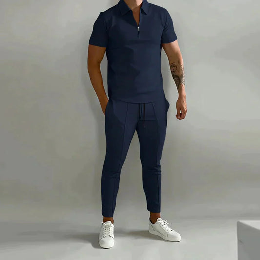 Men's Casual Shirt and Pants Set – Stylish Cotton Outfit for Everyday Wear