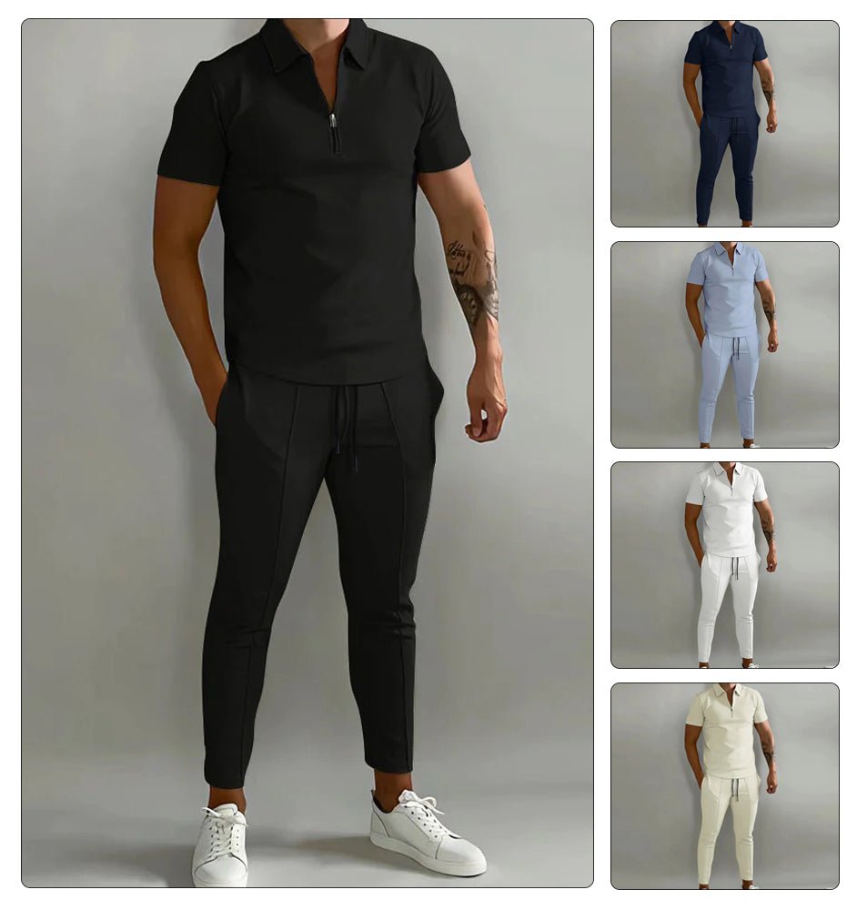 Men's Casual Shirt and Pants Set – Stylish Cotton Outfit for Everyday Wear