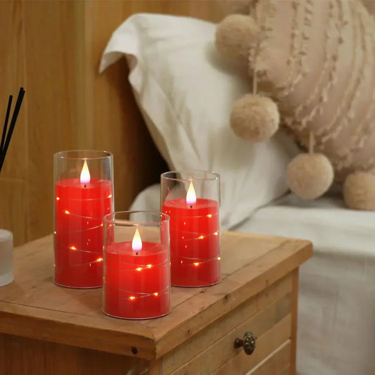 LED Tea Lights – Realistic Flame Effect Candles for Home and Office Decor