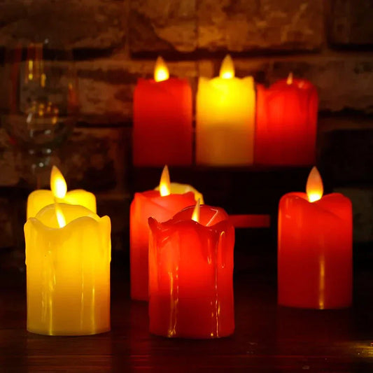 Flameless LED Candles – Battery Operated Decorative Lights for Parties & Home Decor
