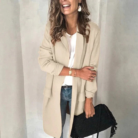 Blazer Vest for Women – Long Elegant Stylish Layering Piece