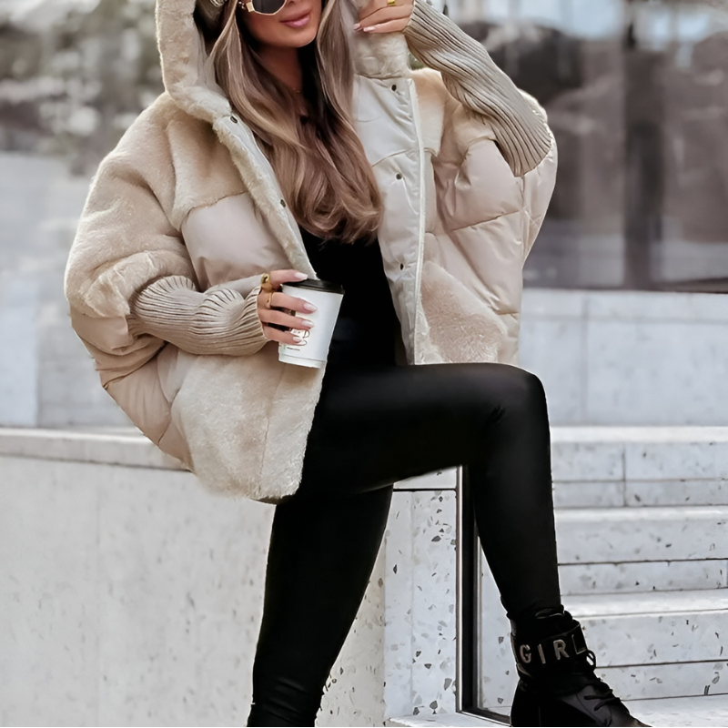 Winter Coat Women – Cozy Multi-Layered Warm Jacket