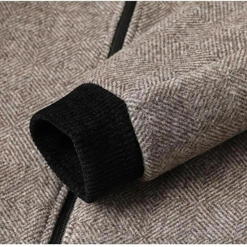 Men's Wool Jacket - Stylish Warm Winter Outerwear