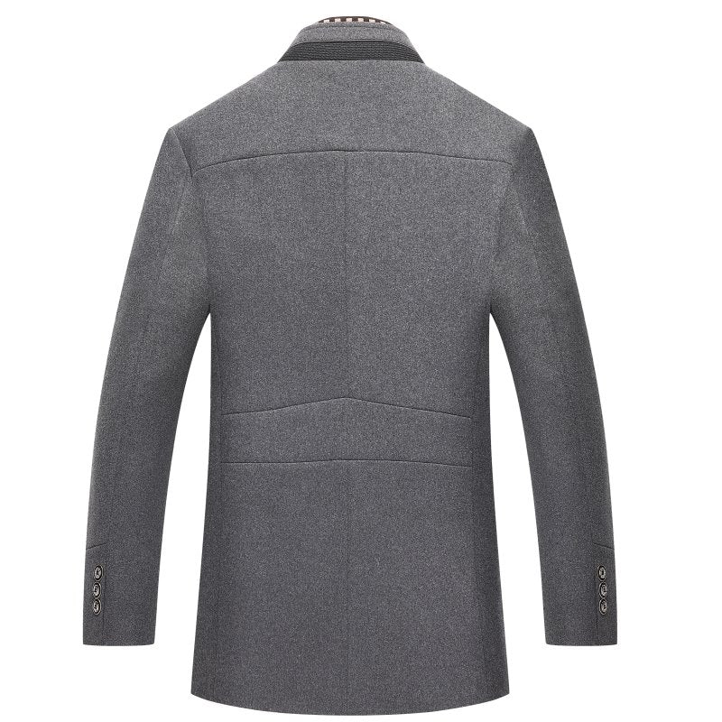 Wool Winter Coat for Men – Stylish Warm Overcoat for Cold Weather