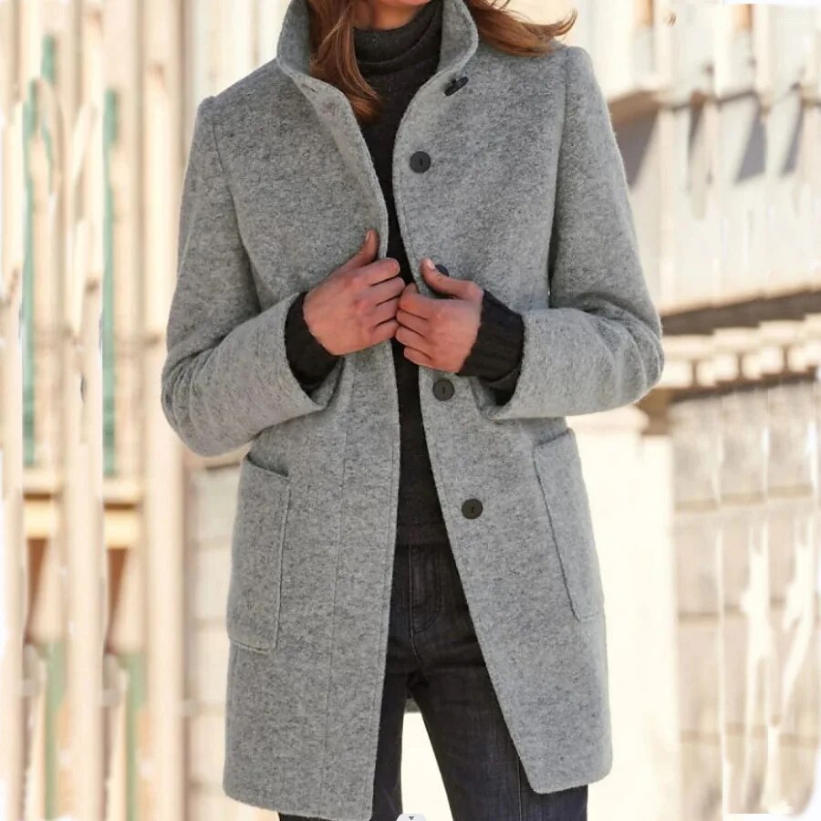 Women's Soft Coat – Stylish Warm Jacket for Winter Fashion