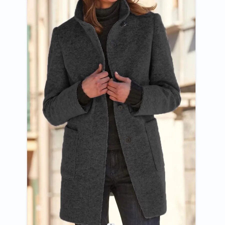 Women's Soft Coat – Stylish Warm Jacket for Winter Fashion