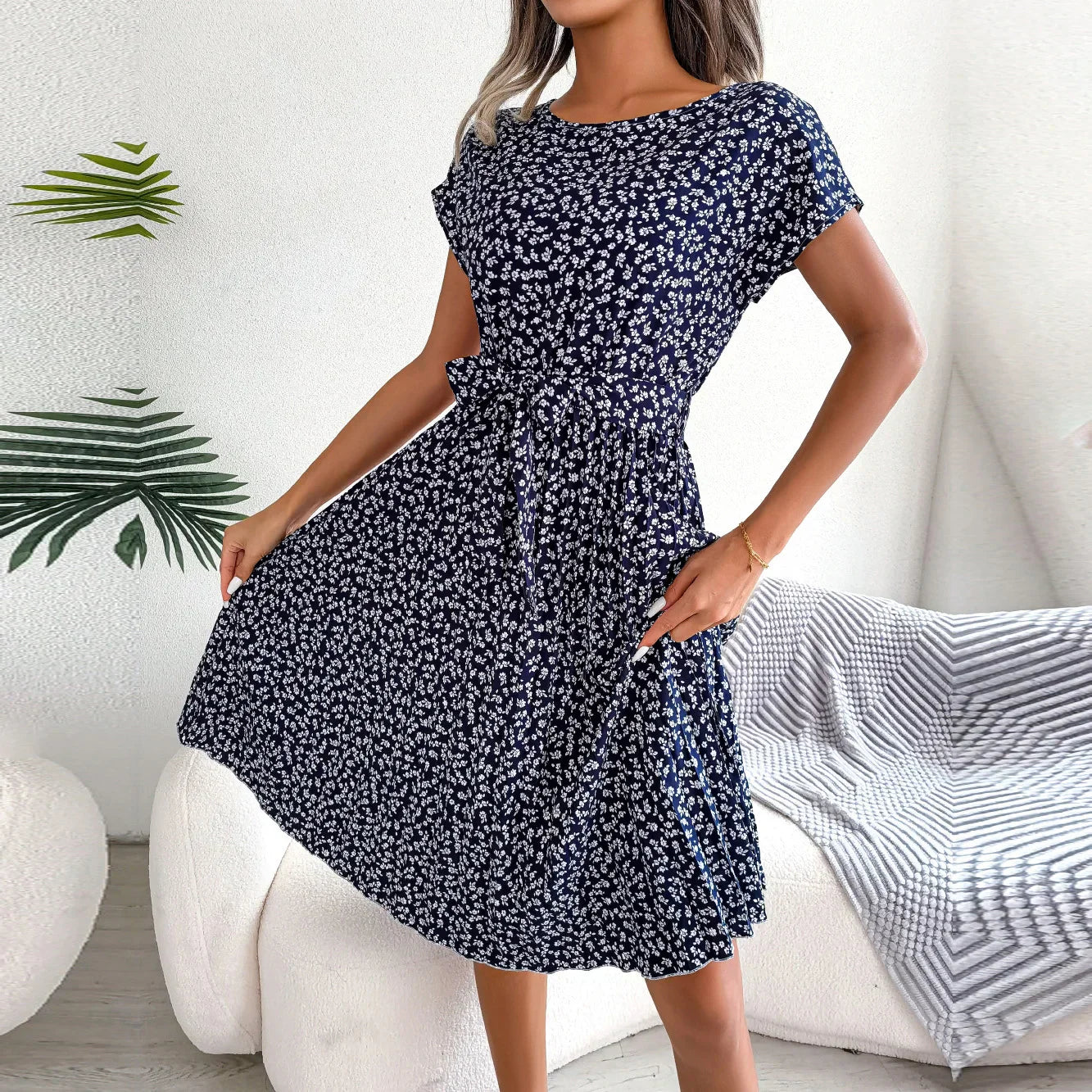 Summer Dress Women – Stylish Casual Midi Dress for Beach