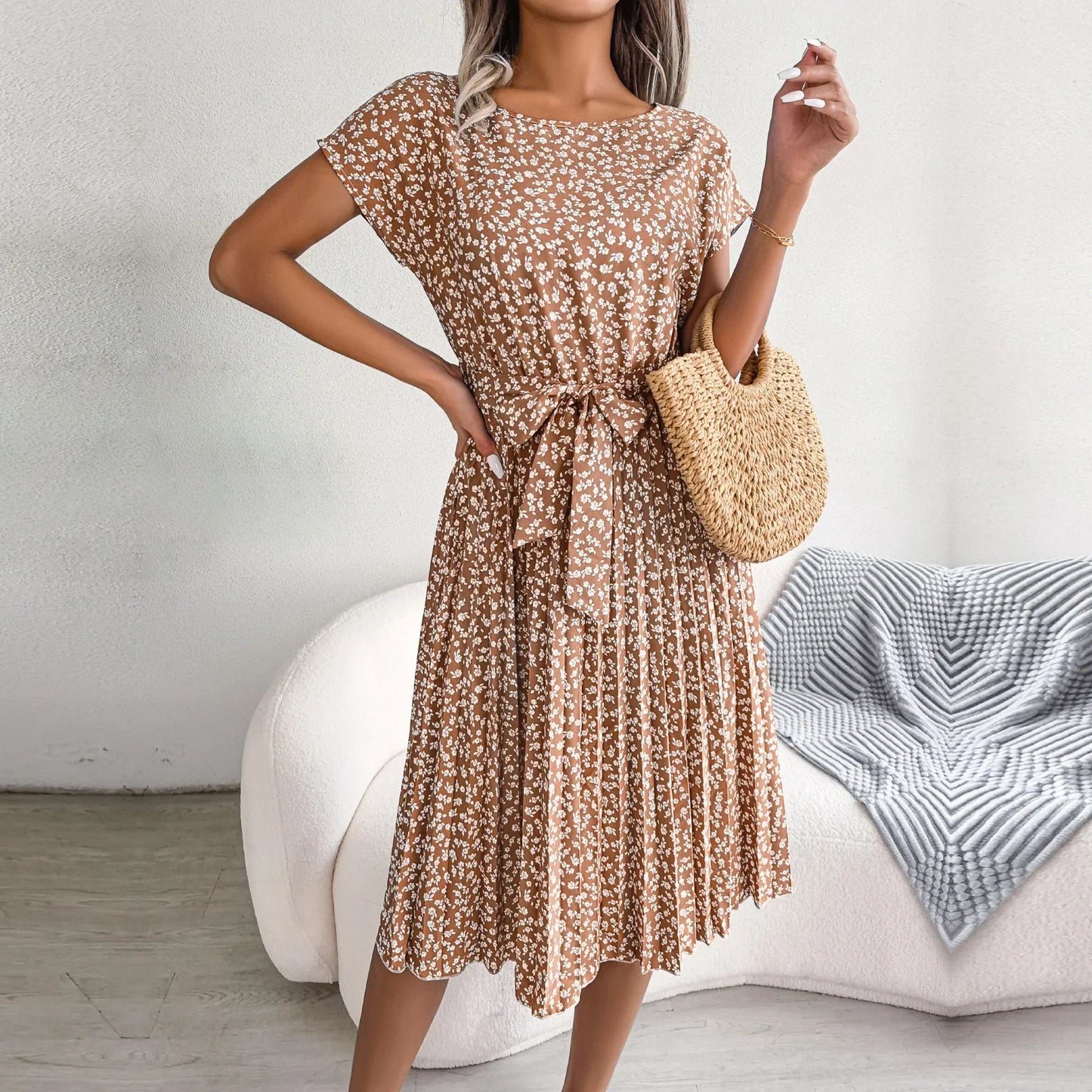 Summer Dress Women – Stylish Casual Midi Dress for Beach