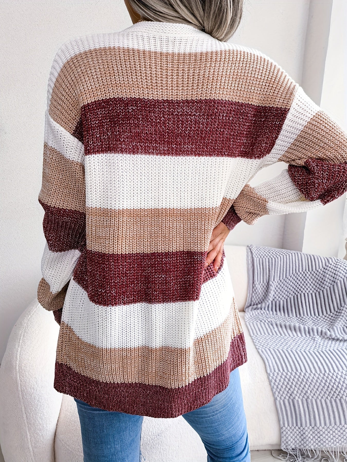 Autumn Cardigan Women – Stylish Cherry Knit Sweater for Fall Fashion