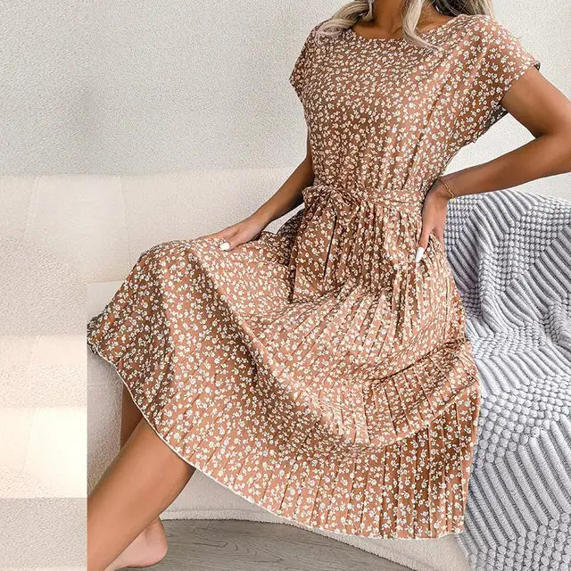 Summer Dress Women – Stylish Casual Midi Dress for Beach