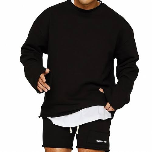 Men's Pullover and Shorts Set – Casual Lightweight Outfit for Summer