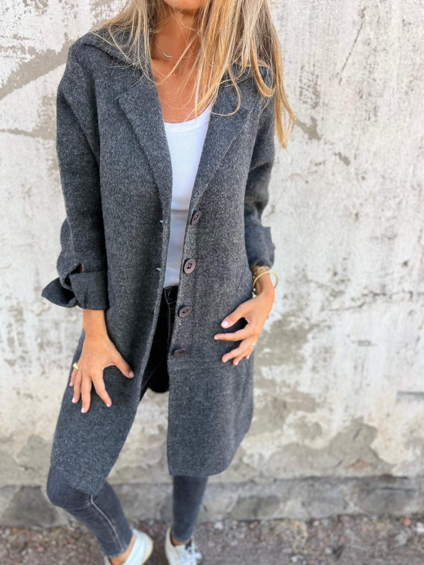 Casual Long Coat Women – Stylish Lightweight Outerwear for Everyday Wear