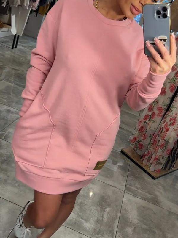 Stylish Sweater Dress for Women – Cozy Knit Dress with Long Sleeves