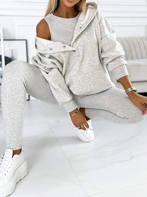 Casual Sweat Suit Women – Comfortable Lounge Set for Relaxation