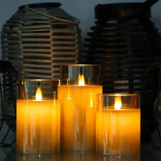 LED Candles Set – Realistic Flickering Flameless Candles for Home Decor