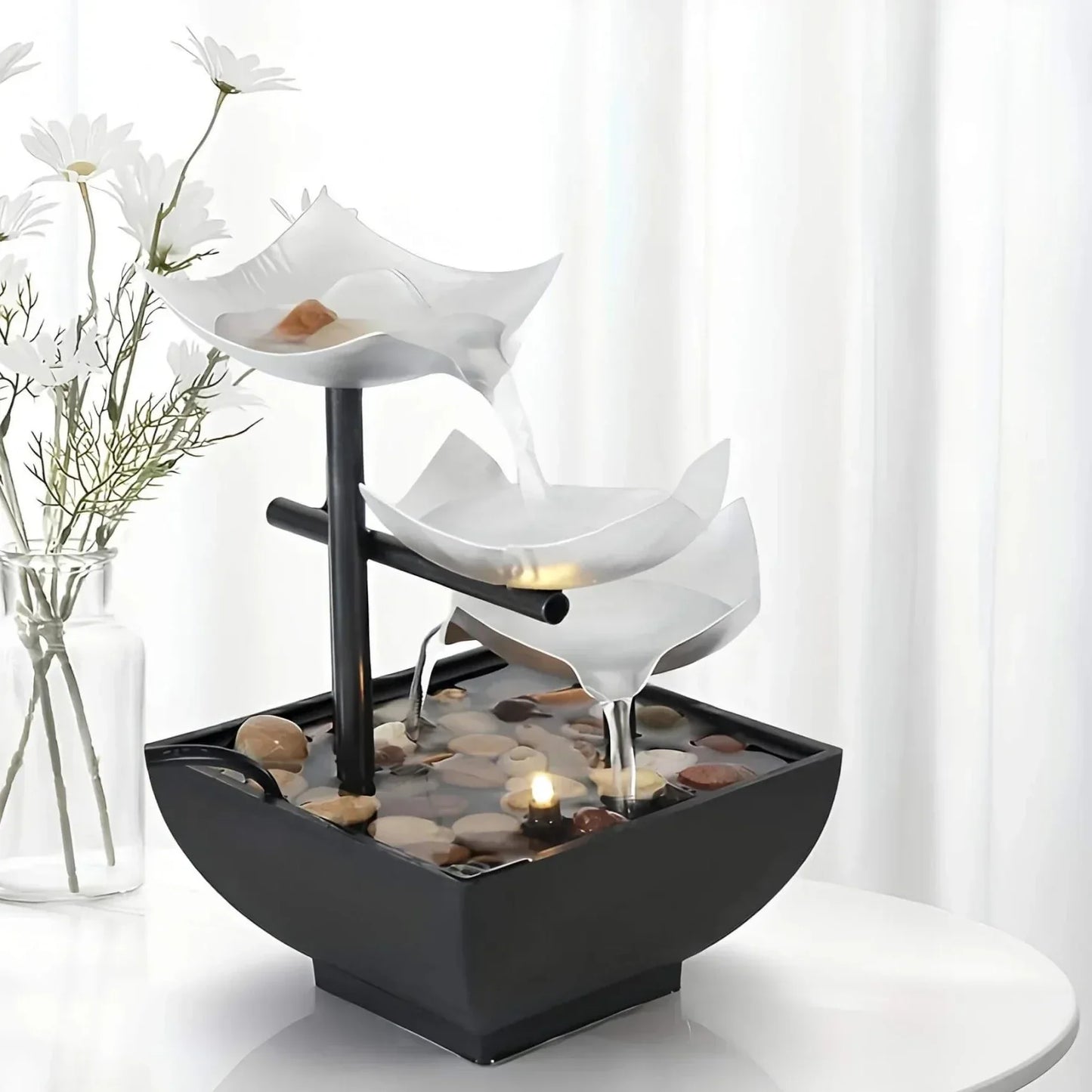 Elegant Table Lamp – Soothing Atmosphere Light for Home Office Decor
