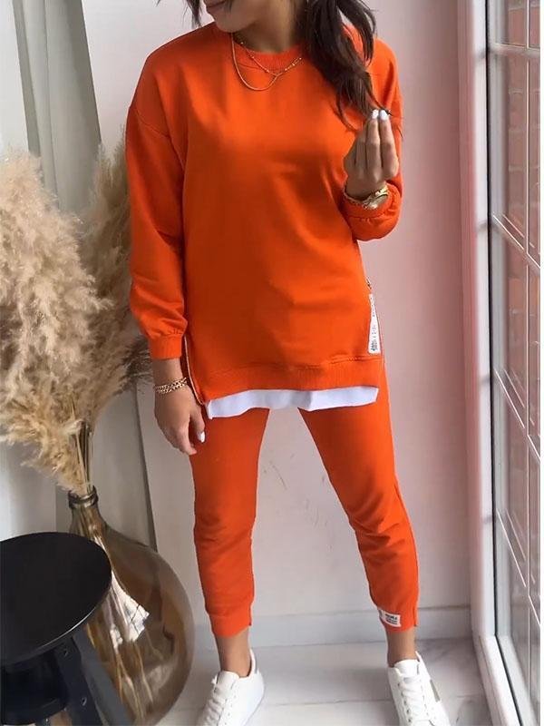 Women's Comfortable Sweatshirt and Pants Set – Soft Casual Loungewear Outfit