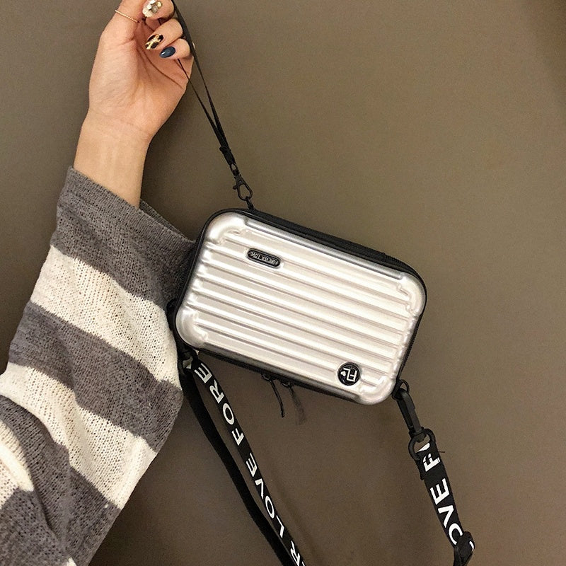 Mini Crossbody Bag – Stylish Suitcase Design for Travel