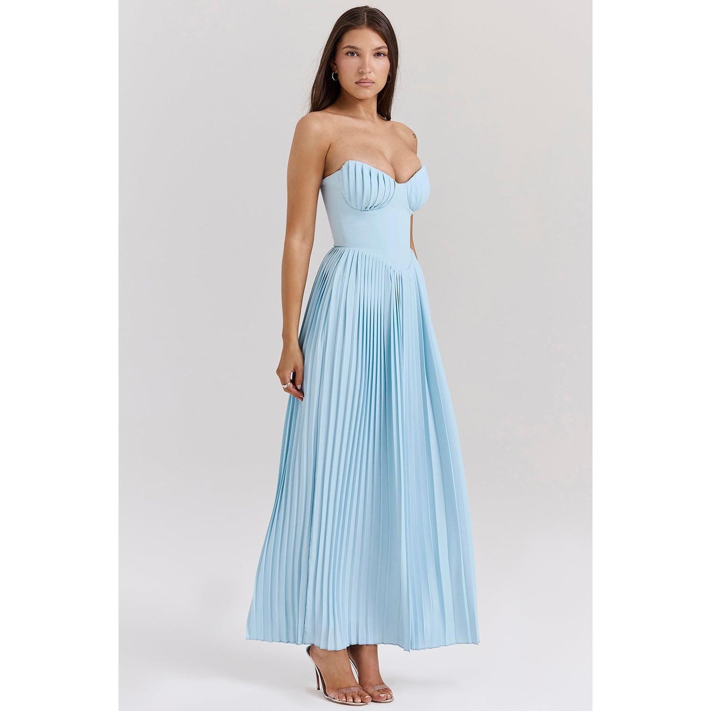 Long Dress with Corset – Elegant Evening Gown for Women