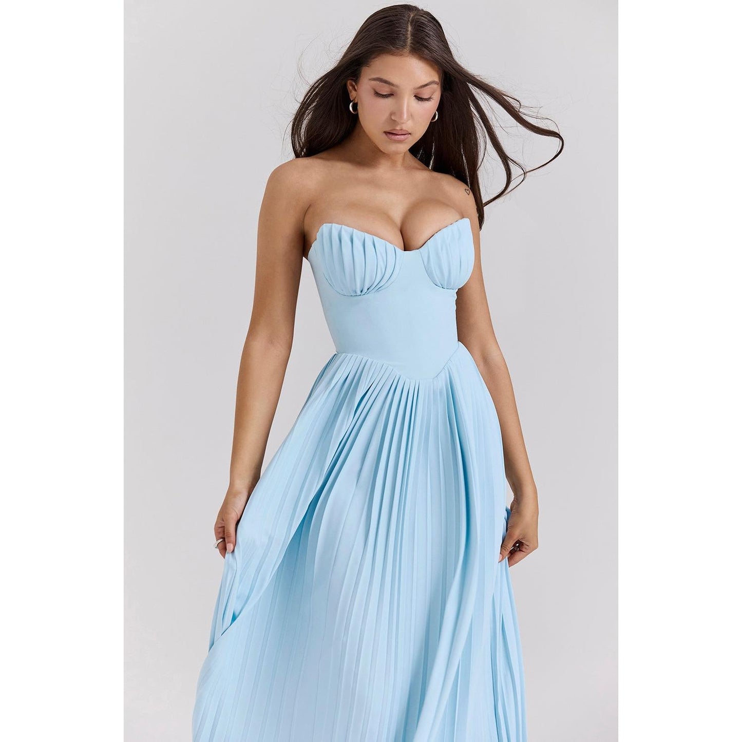 Long Dress with Corset – Elegant Evening Gown for Women