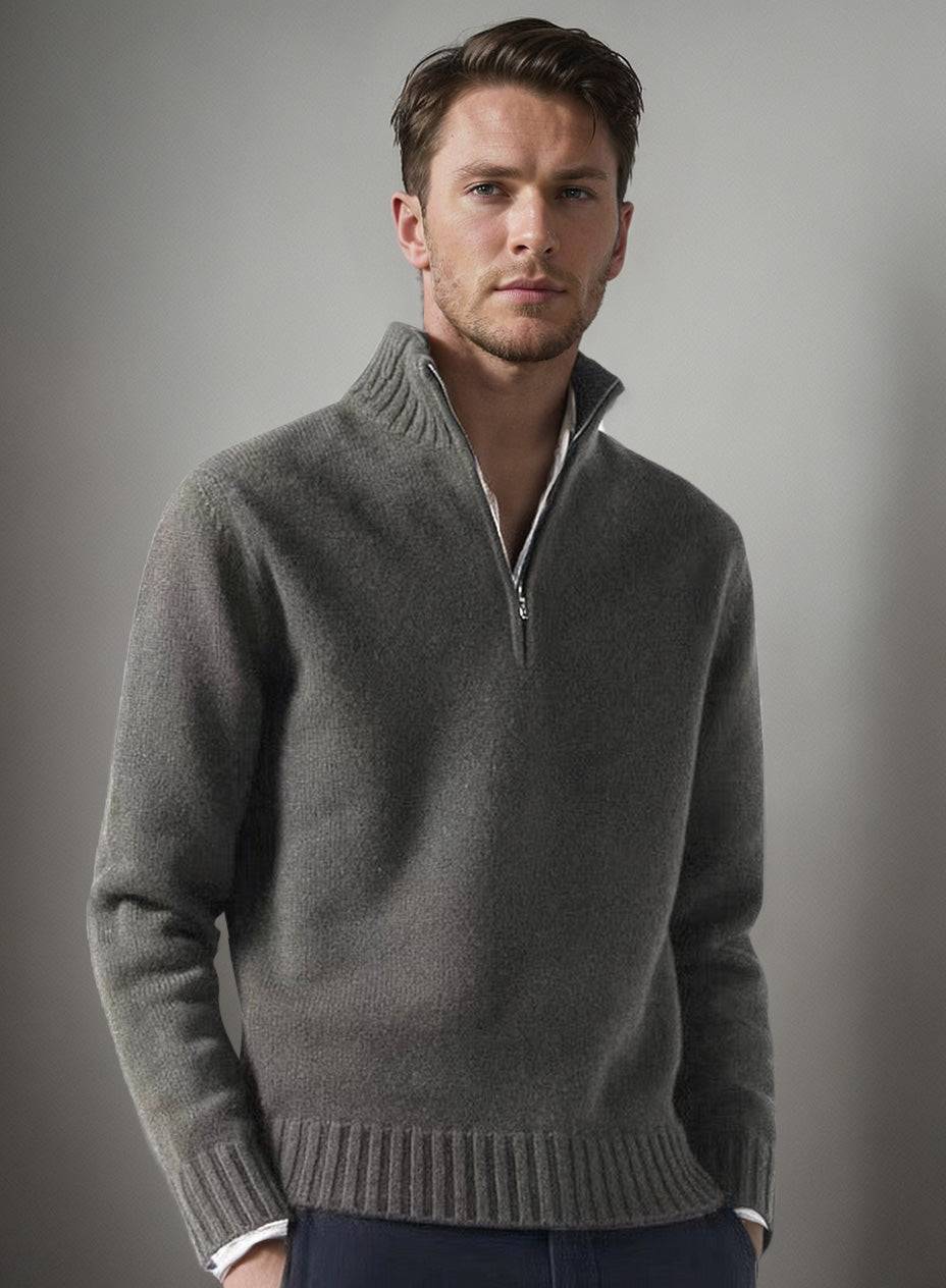 Half Zip Pullover Men – Stylish Lightweight Sweater for Casual Wear