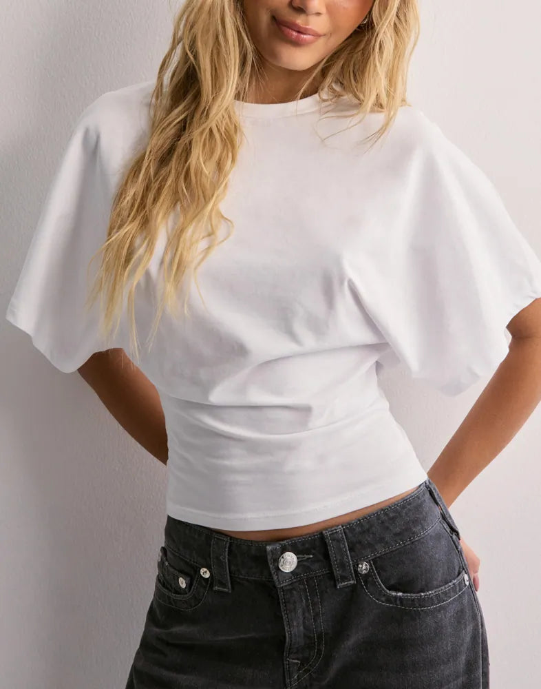 Wide Sleeve Tee Shirt – Women's Iconic Casual Top