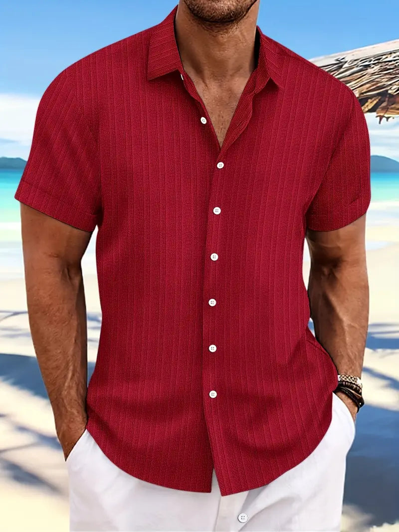 Stylish Striped Shirt – Loose Fit Casual Top for Men