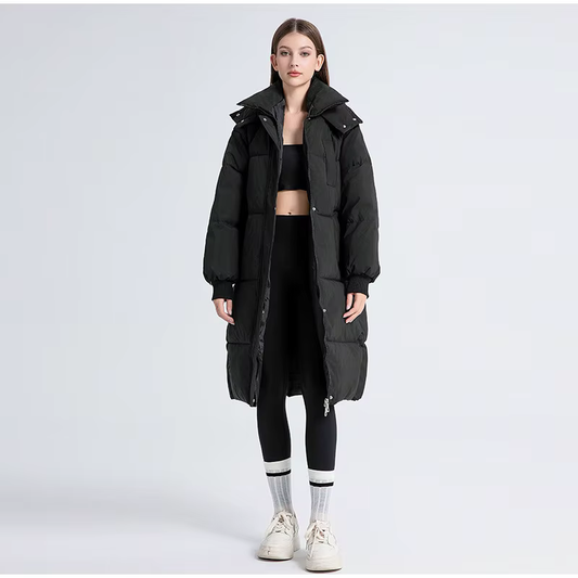 Winter Coat Women – Stylish Warm Jacket with Hood and Pockets