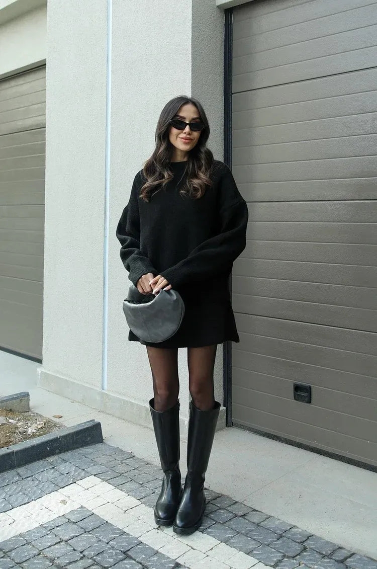 Two-Piece Knit Set Women – Stylish Comfortable Knit Outfit for Casual Wear