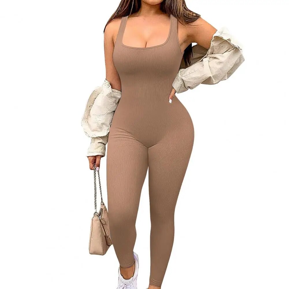 Jumpsuit for Women – Elegant Casual Romper with Flowy Design