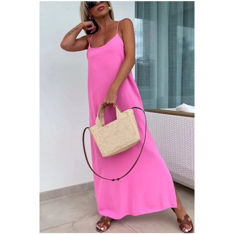 Summer Dress Women – Elegant Lightweight Floral Maxi for Beach