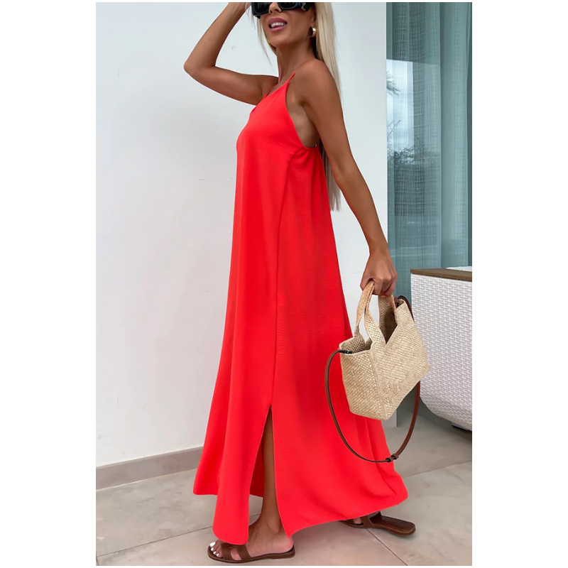 Summer Dress Women – Elegant Lightweight Floral Maxi for Beach